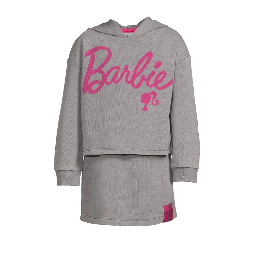 Barbie Hoodie and Skirt Set, 2-Piece, Size 2T.